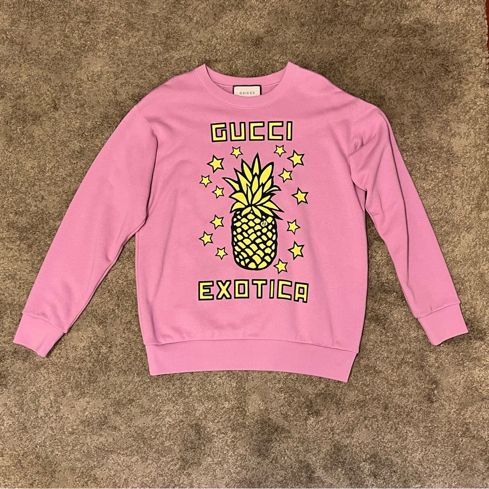 Gucci Oversized Pink Sweatshirt